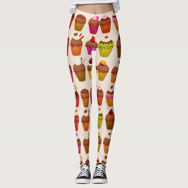 Cupcakes Leggings (Vorderseite)