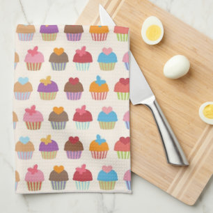 Cupcakes Microfiber Küche Handtuch