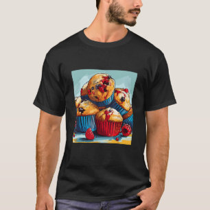 Cupcakes Muffins Backwaren Backwaren Backwaren Bac T-Shirt
