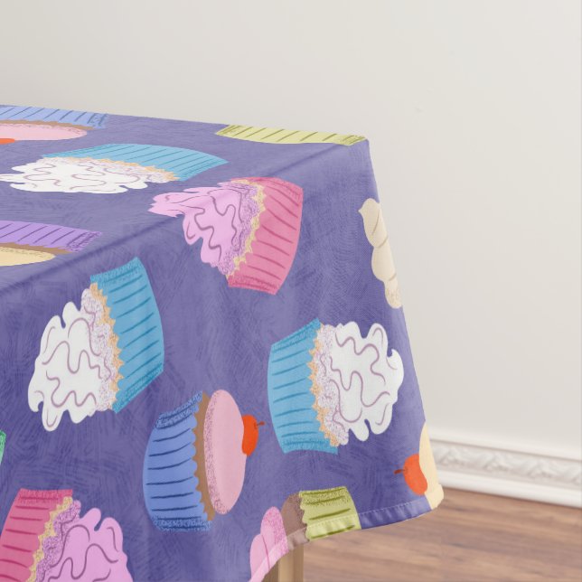 Cupcakes-Muster Tischdecke (Beispiel)