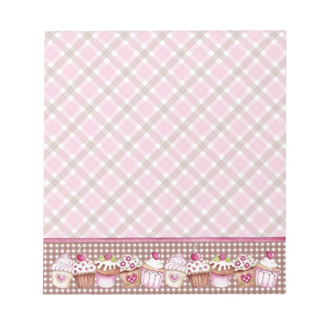 Cupcakes Notizblock (Vorderseite)