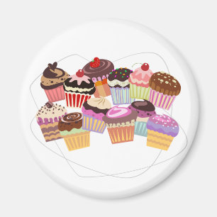 Cupcakes Paradies Magnet