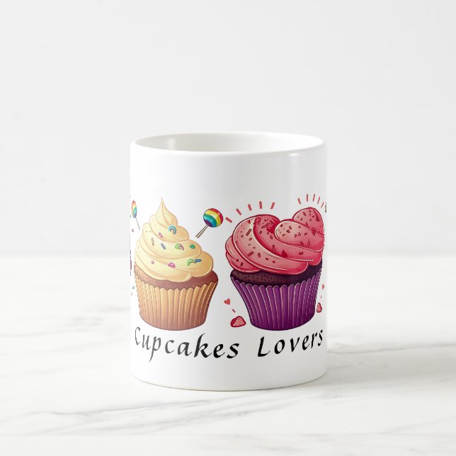 Cupcakes (Personalisiert) Kaffeetasse (Mittel)