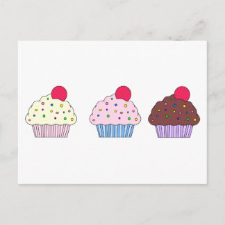 Cupcakes Postkarte