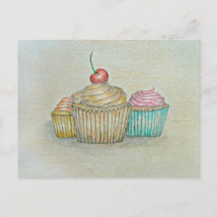 Cupcakes Postkarte