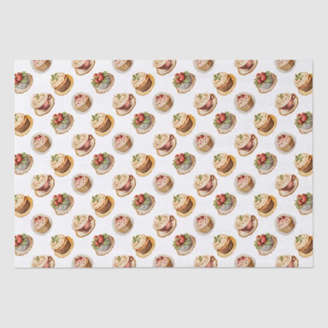 Cupcakes Seidenpapier (Vorderseite)
