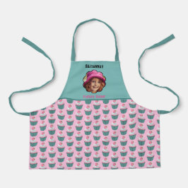 Cupcakes Skaliert benutzerdefinierten Namen für Fo Schürze