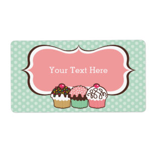 Cupcakes Trio Exlibris Etiketten