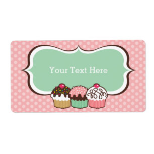 Cupcakes Trio Exlibris Etiketten
