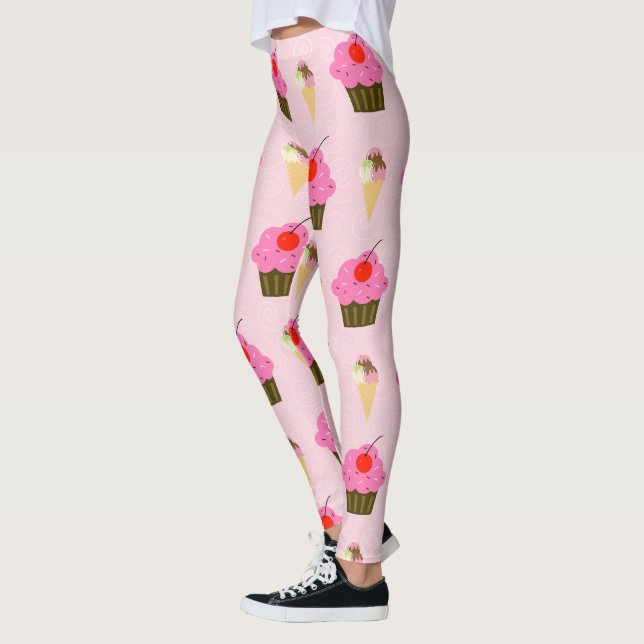 Cupcakes und Eiscreme Leggings (Links)