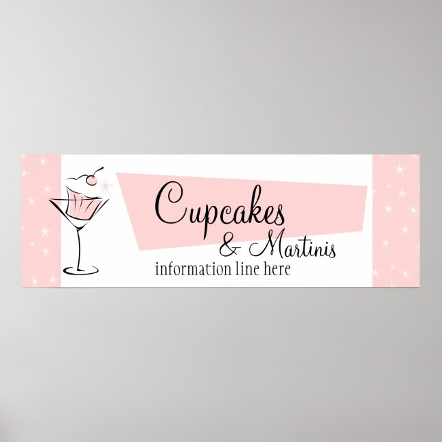 Cupcakes und Martinis! Poster (Vorne)