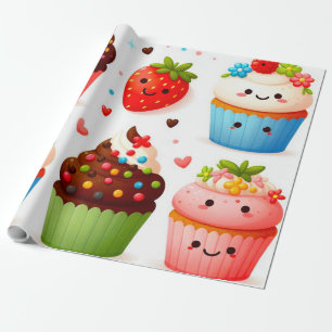 Cupcakes Wrapper Geschenkpapier