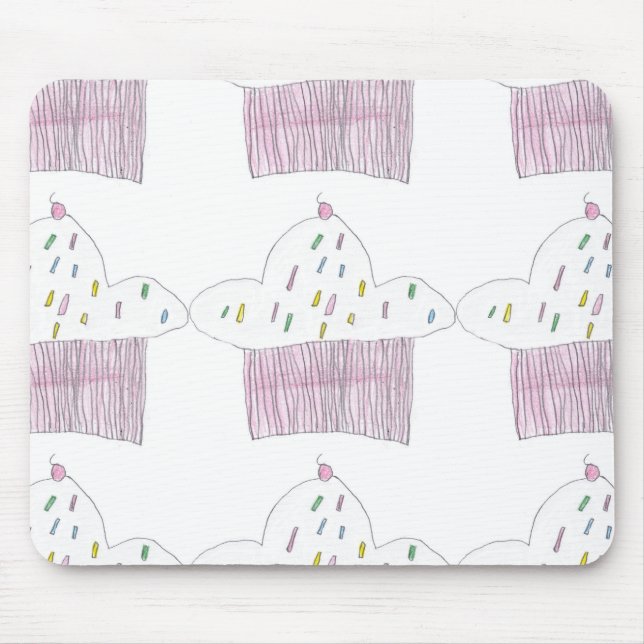 Cupcakey Mausunterlage Mousepad (Vorne)