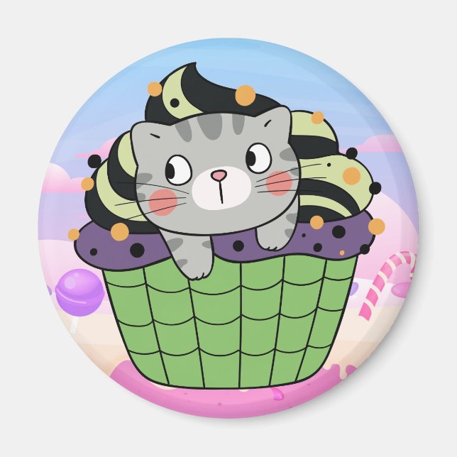 Cupcat Magnet (Vorne)