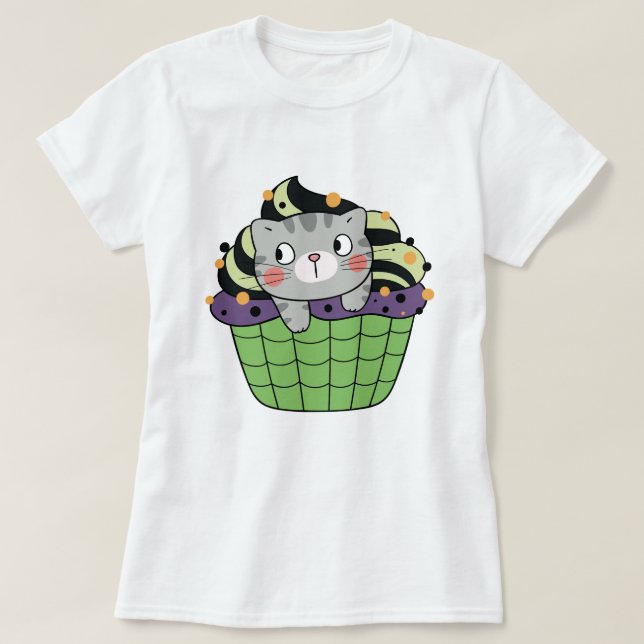 Cupcat T - Shirt (Design vorne)