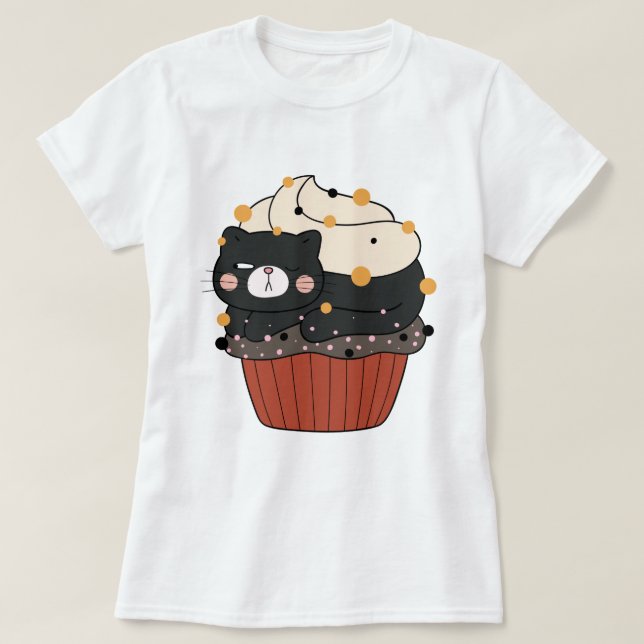 Cupcat T - Shirt (Design vorne)