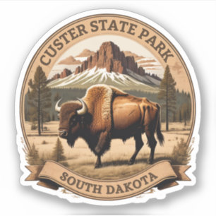 Cuper Staat Park South Dakota Aufkleber