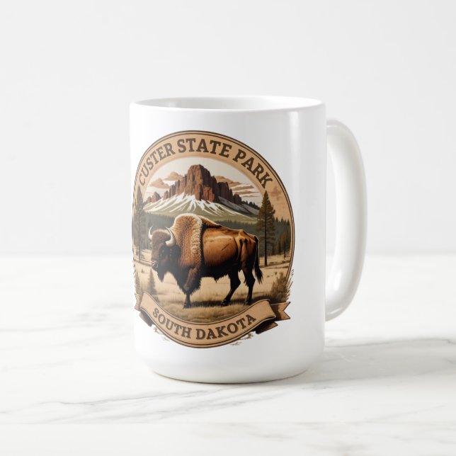 Cuper Staat Park South Dakota Kaffeetasse (VorderseiteRechts)