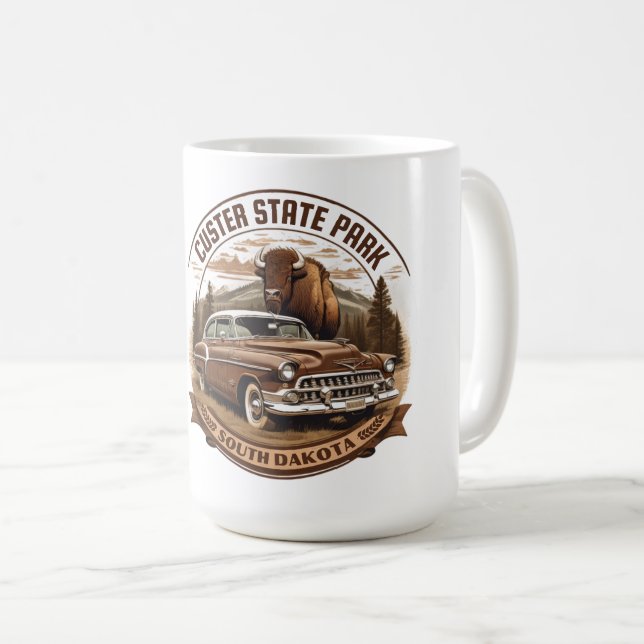Cuper Staat Park South Dakota Kaffeetasse (VorderseiteRechts)