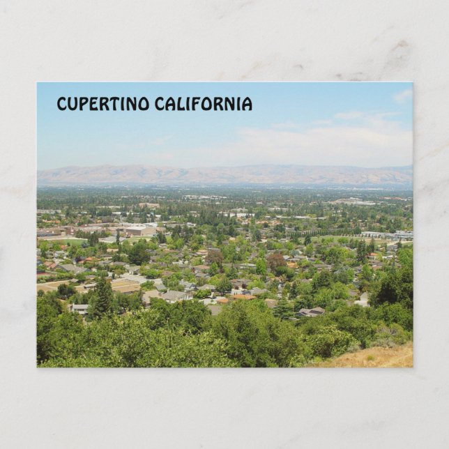 Cupertino California Postcard Postkarte (Vorderseite)