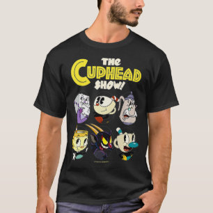 Cuphead Show Group Poster Logo Premium  T-Shirt