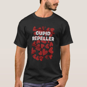 Cupid-Abwehr Anti-Valentinstag Humor Herzgebrochen T-Shirt