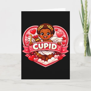 Cupid Afroamerikaner Valentinstag  Karte
