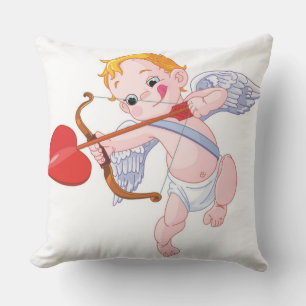 Cupid Angel Throw Pillow Kissen