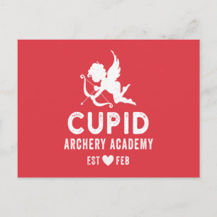 Cupid Archery Academy Feiertagspostkarte