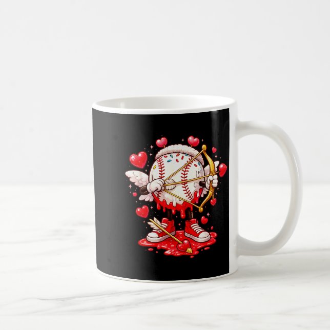 Cupid Baseball Drip Eiscreme Bekleidung Jugend Jun Kaffeetasse (Rechts)