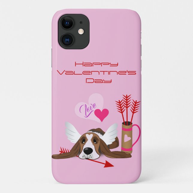 Cupid Basset Hound Ge Case-Mate iPhone Hülle (Rückseite)