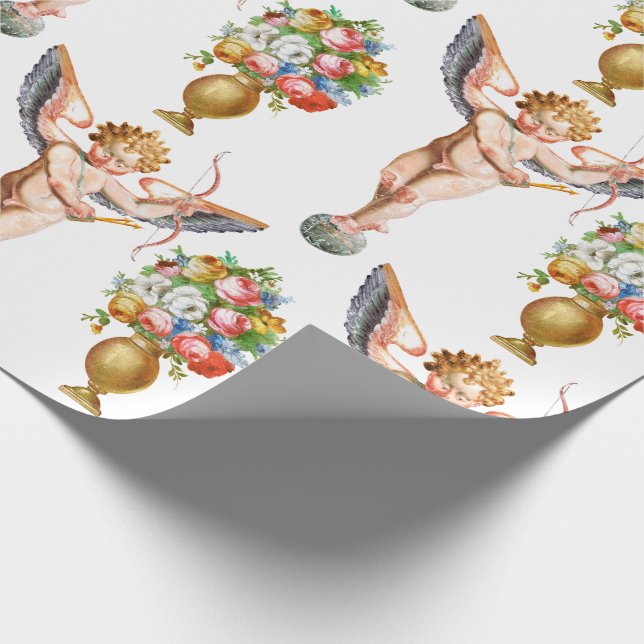 Cupid-Blumenverpackungspapier Geschenkpapier (Ecke)