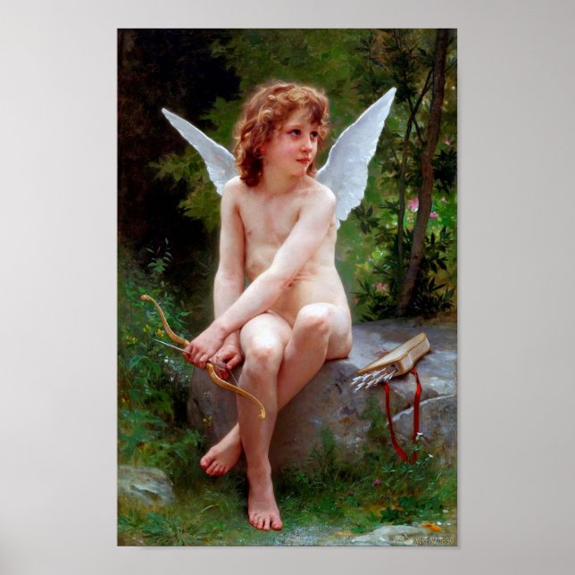 Cupid, Bouguereau Poster (Vorne)