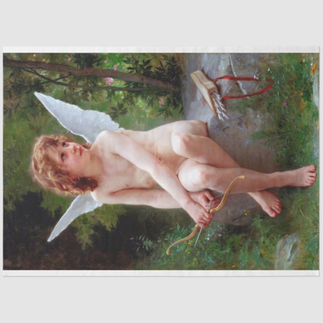Cupid, Bouguereau Seidenpapier (Vorderseite)