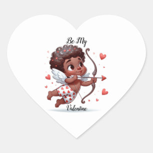 Cupid Charm Herz-Aufkleber