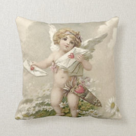 Cupid Cherub Angel Valentine Daisy Kissen