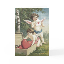 Cupid Cherub Engel Schachtel Herz Valentinstag