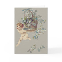 Cupid Cherub Engel Vergissmeinnicht