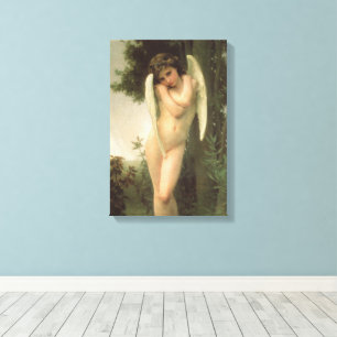 Cupid (Cupidon) Angel Portrait von Bouguereau Leinwanddruck