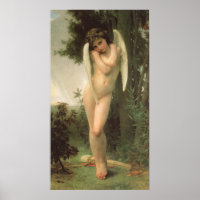 Cupid (Cupidon) Angel Portrait von Bouguereau