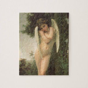 Cupid (Cupidon) Angel Portrait von Bouguereau Puzzle
