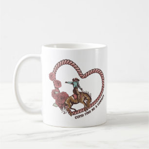 Cupid findet mich einen Cowboy Kaffeetasse