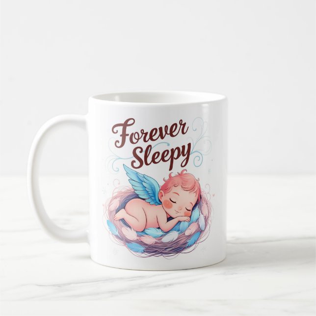 Cupid: Forever Sleepy Kaffeetasse (Links)