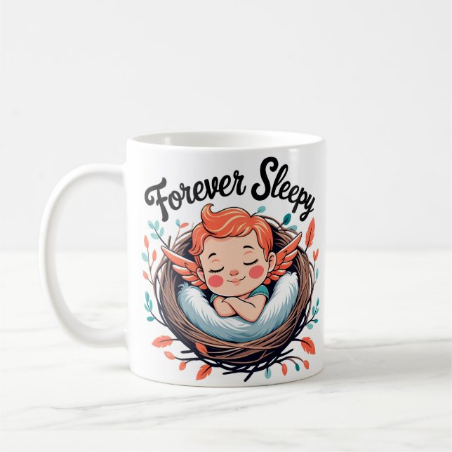 Cupid: Forever Sleepy Kaffeetasse (Links)