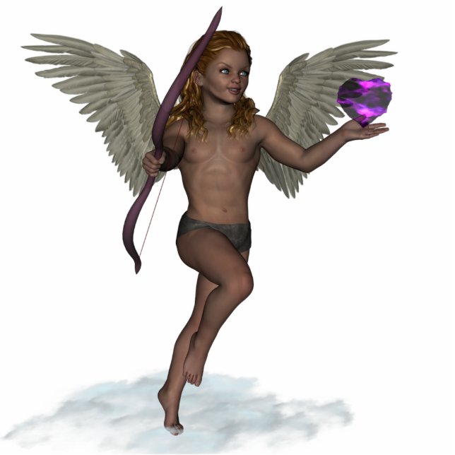 Cupid Freistehende Fotoskulptur (Vorne)