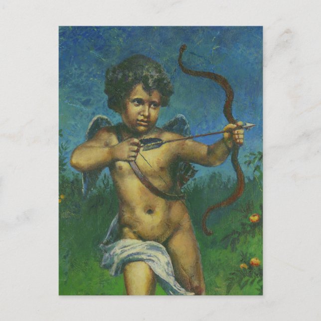 Cupid Fresco Design Postkarte (Vorderseite)