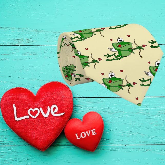 Cupid Frog Necktie für Männer Krawatte (Von Creator hochgeladen)
