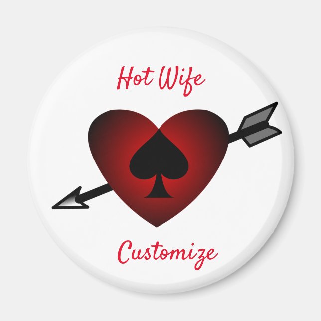 Cupid Heart Black Spade Thunder_Cove Magnet (Vorne)
