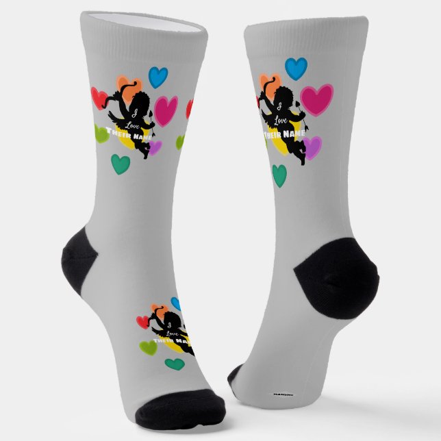 Cupid Heart Socks HAMbyWG Socken (Gewinkelt)