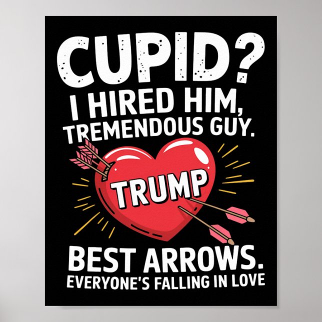 Cupid I stellte ihm die besten Pfeile Trumps für s Poster (Vorne)